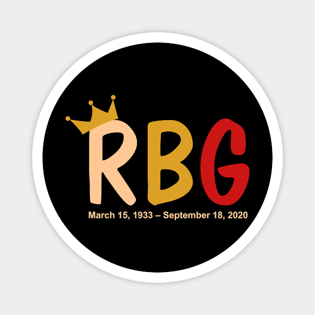 Ruth Bader Ginsburg  Notorious RBG Love Magnet by FisherSmalljLyEv